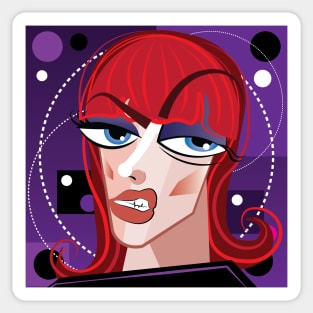 Miss Coco Peru by Raziel - Attitude Sticker